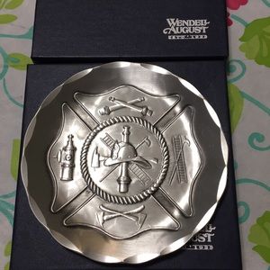 Wendell August Hammered Aluminum Coaster